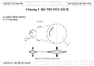 Bài giảng Chi tiết máy - Chương 5: Bộ truyền xích - Nguyễn Văn Thạnh