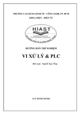 Hướng dẫn thí nghiệm Vi xử lý & PLC - Nguyễn Ngọc Tùng