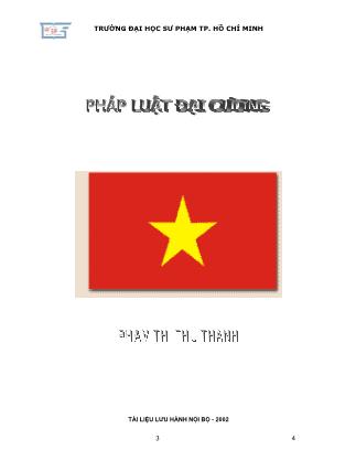 Bài giảng Pháp luật đại cương - Phạm Thị Thu Thanh