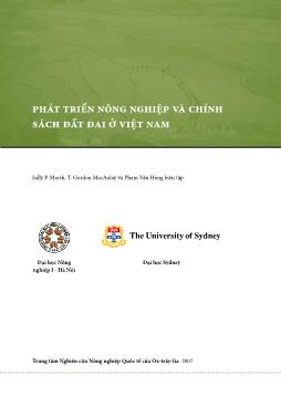 Phát triển nông nghiệp và chính sách đất đai ở Việt Nam (Phần 1)