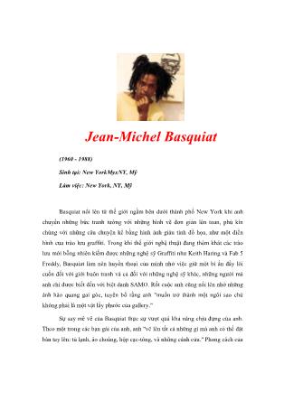 Tiểu sử Jean-Michel Basquiat
