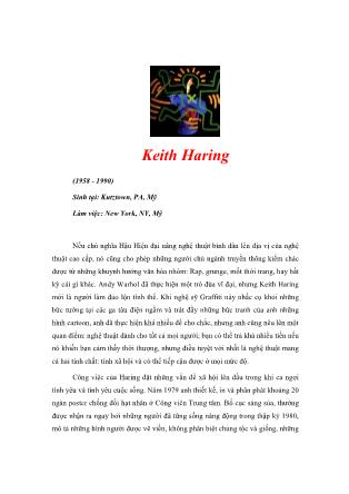 Tiểu sử Keith Haring