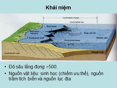 Bài giảng Địa chất biển đại cương - Phần 5: Trầm tích biển sâu