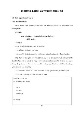 Bài giảng Nhập môn lập trình (Phần 2)