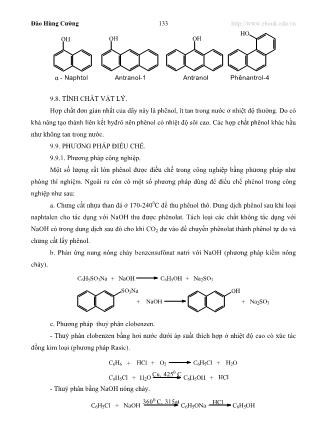 Giáo trình Hóa học hữu cơ (Phần 2) - Đào Hùng Cường