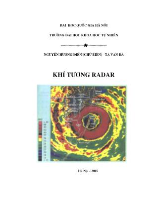 Giáo trình Khí tượng radar (Phần 1) - Nguyễn Hướng Điền