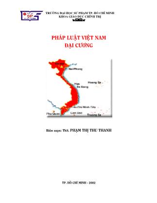 Giáo trình Pháp luật Việt Nam đại cương (Phần 1) - Phạm Thị Thu Thanh