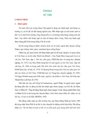 Giáo trình Văn học dân gian các dân tộc thiểu số Việt Nam (Phần 2) - Nguyễn Thị Việt Hương