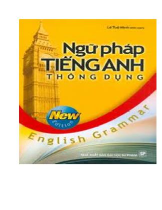 Ngữ pháp tiếng Anh THPT - Nguyễn Đặng Hoàng Duy