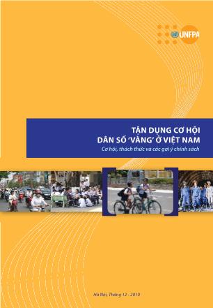 Tận dụng cơ hội dân số vàng ở Việt Nam