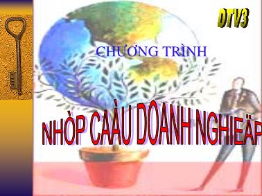 Bài thuyết trình Nhịp cầu doanh nghiệp