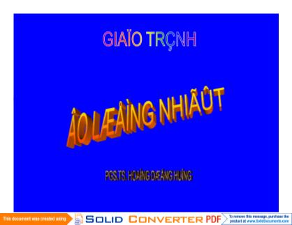 Giáo trình Đo lường nhiệt