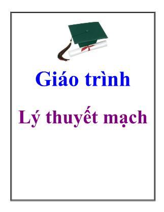 Giáo trình Lý thuyết mạch - Nguyễn Trung Lập