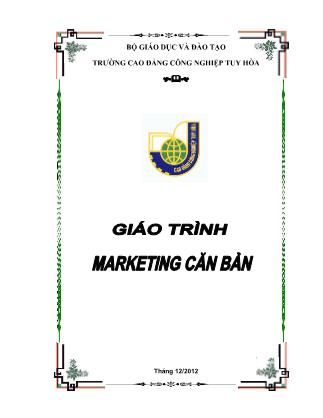 Giáo trình môn Marketing căn bản