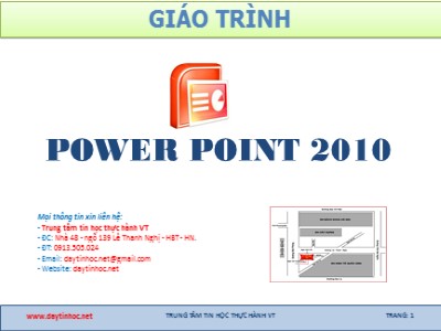 Giáo trình môn PowerPoint 2010