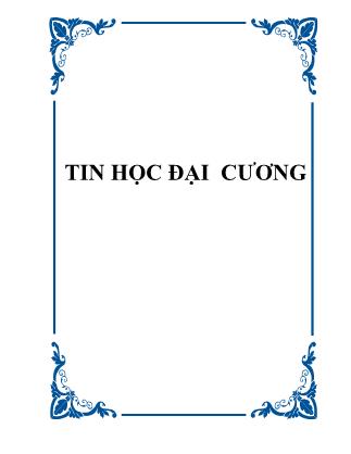 Giáo trình Tin học đại cương (Bản đẹp)