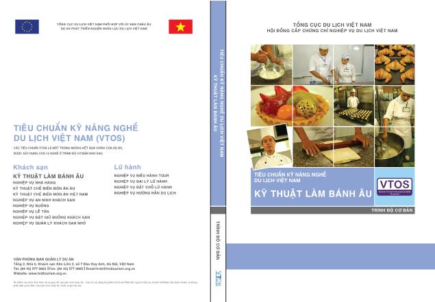 Tiêu chuẩn kỹ năng nghề du lịch Việt Nam - Kỹ thuật làm bánh Âu