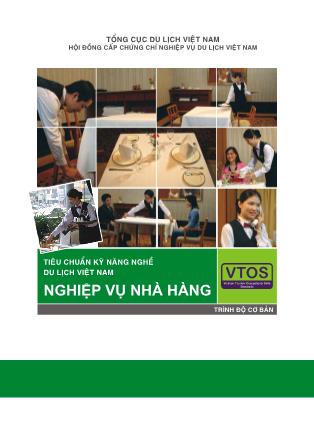 Tiêu chuẩn kỹ năng nghề du lịch Việt Nam - Nghiệp vụ nhà hàng
