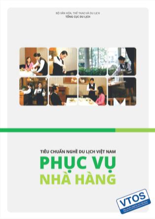 Tiêu chuẩn nghề du lịch Việt Nam - Phục vụ nhà hàng (Phần 1)