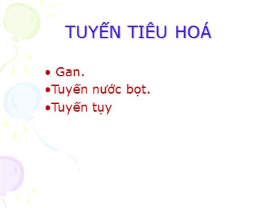 Bài giảng Mô học gan - Trần Kim Thương