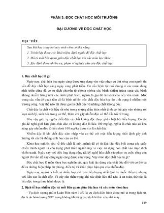 Giáo trình Môi trường và độc chất (Phần 2)
