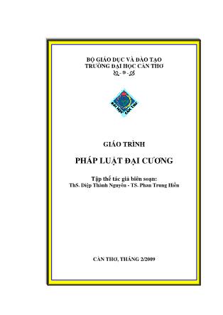 Giáo trình Pháp luật đại cương - Diệp Thành Nguyên