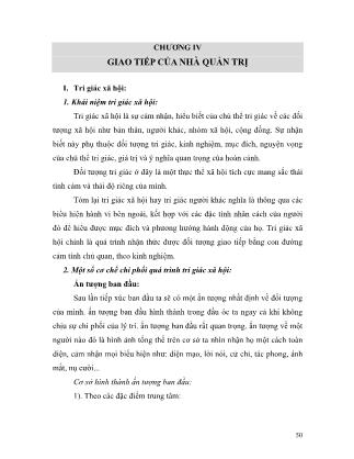 Giáo trình Tâm lý học quản trị kinh doanh (Phần 2)
