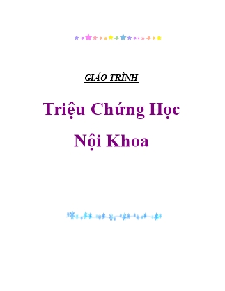 Giáo trình Triệu chứng học nội khoa