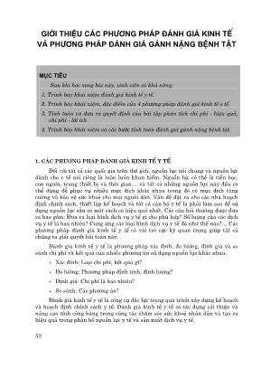 Kinh tế y tế và bảo hiểm y tế (Phần 2)