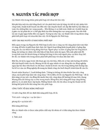 17 Nguyên tắc vàng trong làm việc nhóm (Phần 2)