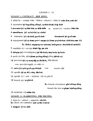 600 Từ vựng thường sử dụng trong đề thi Toeic