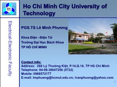 Bài giảng Điện tử công suất - Chương 3: Mô phỏng Matlab - Simulink - Lê Minh Phương