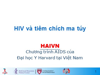 Bài giảng Học phần 2 - Bài 17: HIV và tiêm chích ma túy