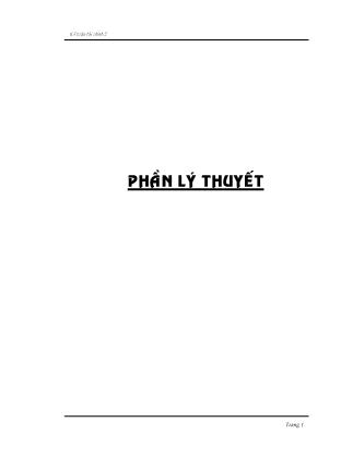 Bài giảng Kế toán tài chính II (Mới nhất)