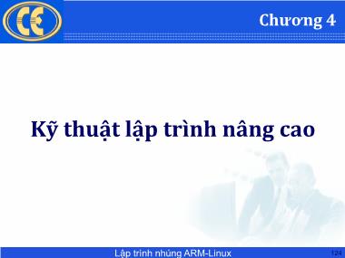 Bài giảng Lập trình hệ nhúng - Chương 4: Kỹ thuật lập trình nâng cao