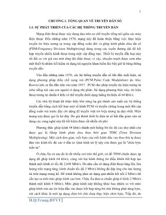 Bài giảng môn Kỹ thuật truyền dẫn