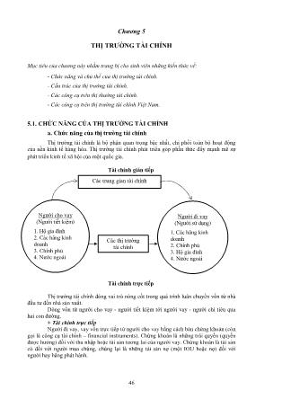 Bài giảng môn Tài chính tiền tệ (Phần 2)