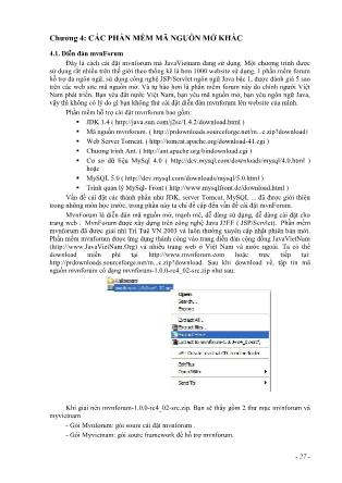 Bài giảng Phát triển ứng dụng mã nguồn mở (Phần 2)
