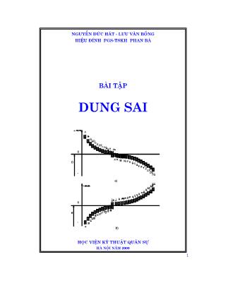 Bài tập Dung sai