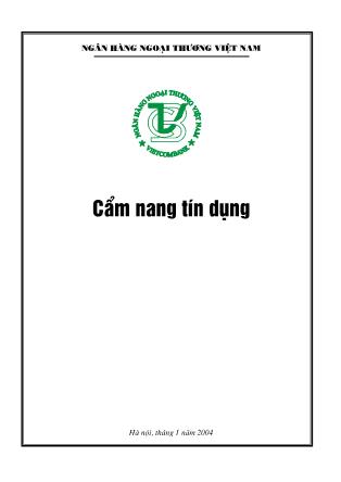Cẩm nang tín dụng