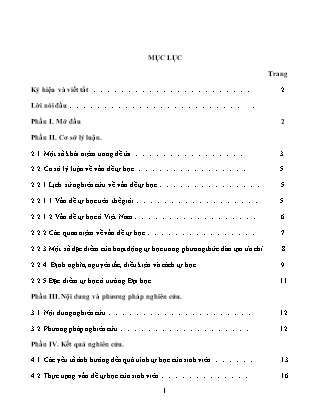 Đề tài Nghiên cứu biện pháp nâng cao hiệu quả tự học cho sinh viên trong mô hình đào tạo tín chỉ