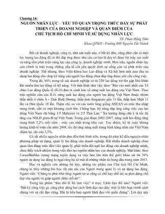 Điều cốt lõi trong kinh doanh (Phần 2)