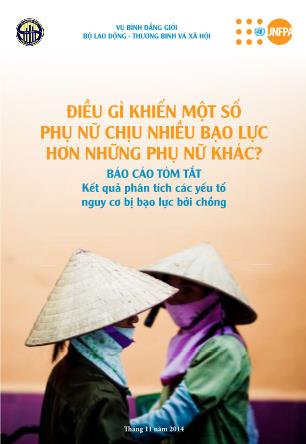 Điều gì khiến một số phụ nữ chịu nhiều bạo lực hơn những phụ nữ khác?