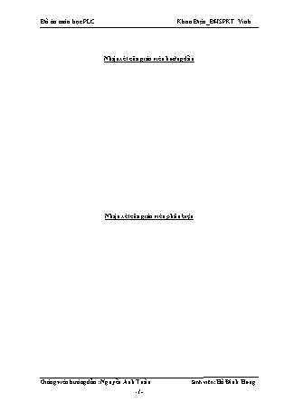 Đồ án Điều khiển hệ thống tự động đóng nắp chai bằng PLC