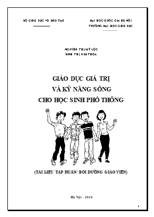 Giáo dục giá trị và kỹ năng sống cho học sinh phổ thông