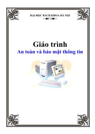 Giáo trình An toàn và bảo mật thông tin (Bản mới)