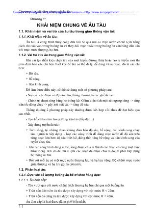 Giáo trình Âu tàu