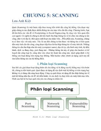Giáo trình Bảo mật mạng - Chương 5: Scanning