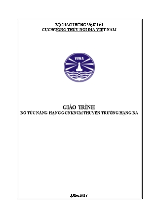 Giáo trình Bổ túc nâng hạng GCNKNCM thuyền trưởng hạng ba