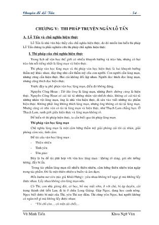Giáo trình Chuyên đề Lỗ Tấn (Phần 2)